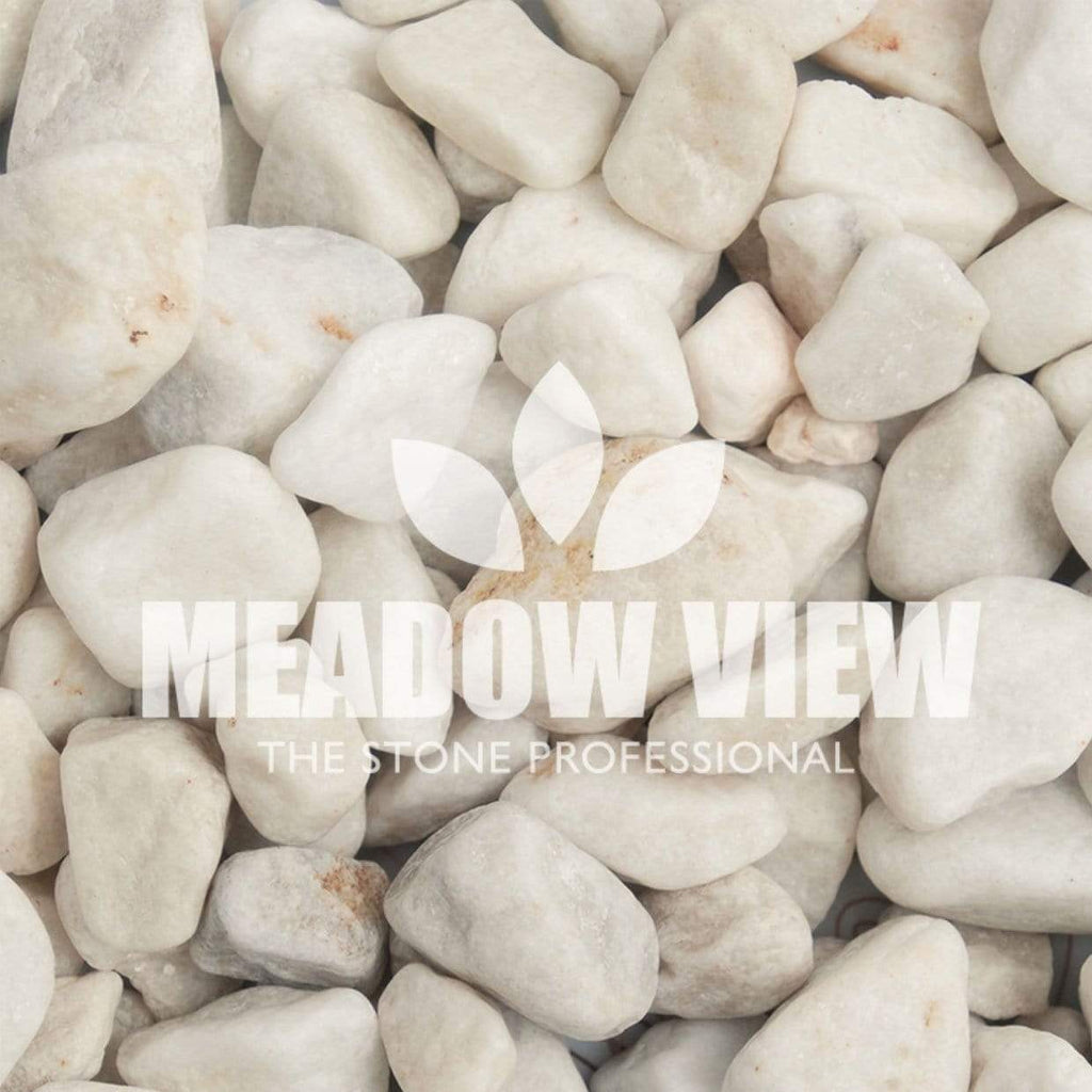 Meadow View Landscaping White Pebbles 20-40mm
