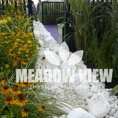 Meadow View Landscaping White Pebbles 20-40mm