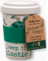 Fosters Food Gift Set Milly Green Turtle Travel Mug w/ Tea & Biscuits