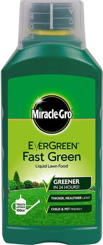 Trowell Garden Centre Lawn Care Products Miracle-Gro EverGreen Fast Green Liquid Concentrate 1 Litre