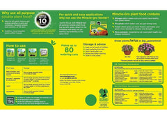 Evergreen Garden Care Garden Plant Feeds Miracle-Gro Grow All Purpose Soluble Plant Food 1kg + 20% Extra