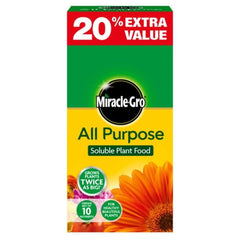 Evergreen Garden Care Garden Plant Feeds Miracle-Gro Grow All Purpose Soluble Plant Food 1kg + 20% Extra