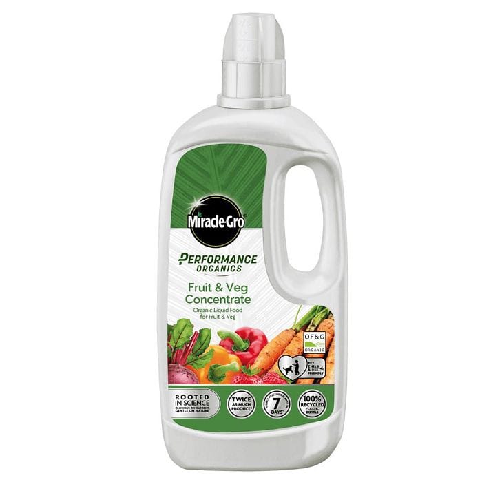 Miracle Gro Plant Feed Miracle-Gro Performance Organics Fruit & Vegetable Plant Food 1L