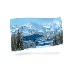 My Village My Village Mountain Background Cloth