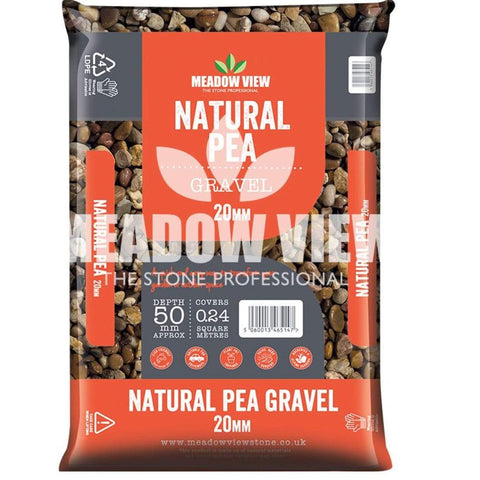 Meadow View Garden Rockery Natural Pea Gravel 20mm