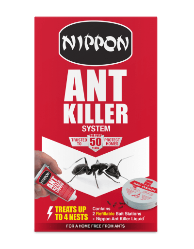 Nippon Ant Control Nippon Ant Killer System, 2 x Traps + 25g Liquid Bait