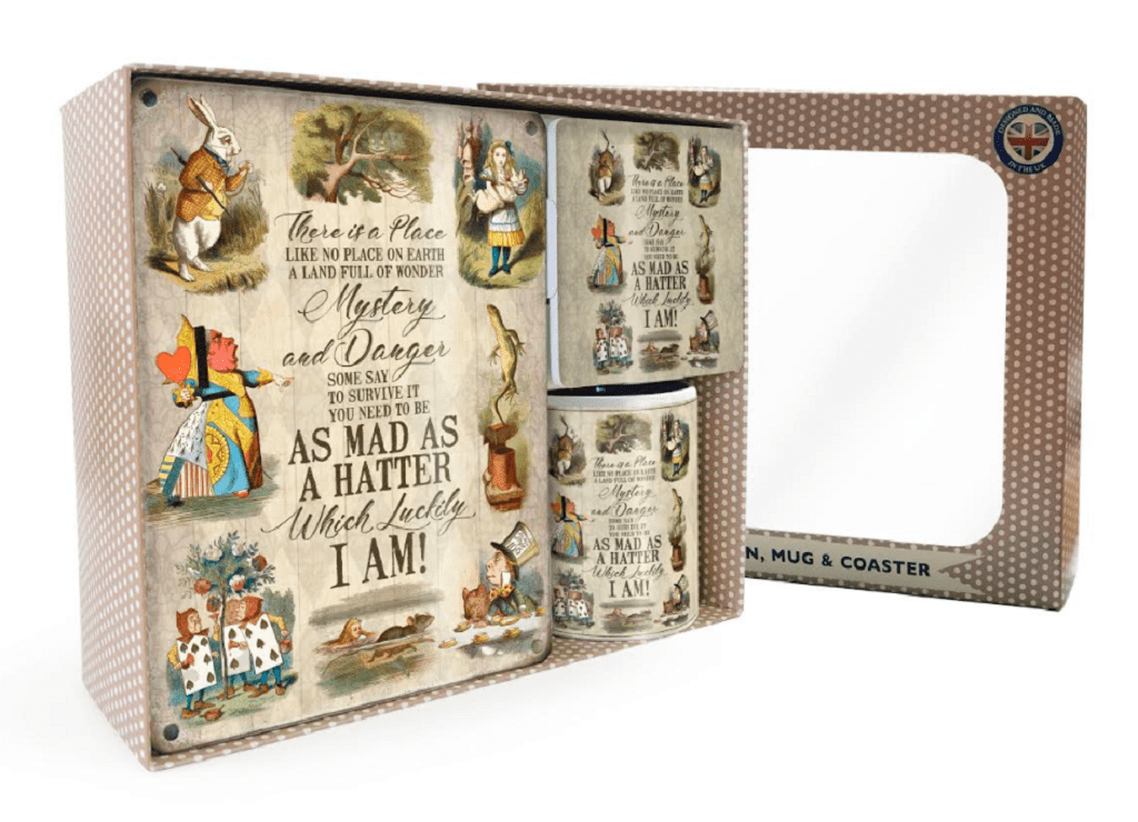 Original Sign Company Gift Set Original Sign Company Alice In Wonderland Quote Gift Set