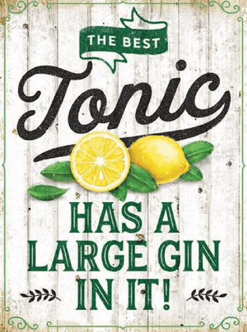 Original Sign Company Home & Garden Original Sign Company Best Tonic Metal Sign