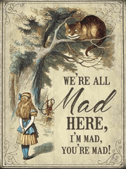 Original Sign Company Home & Garden Original Sign Company Cheshire Cat Metal Sign