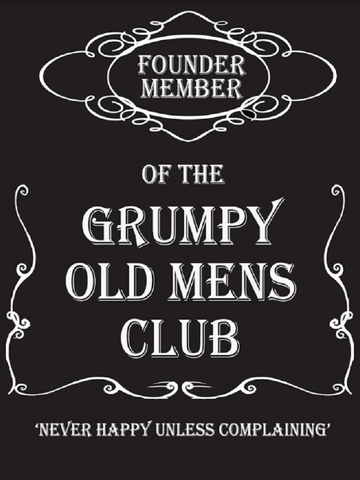 Original Sign Company Home & Garden Original Sign Company Grumpy Metal Sign