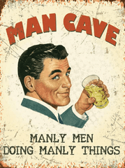Original Sign Company Home & Garden Original Sign Company Man Cave Metal Sign
