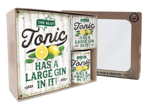 Original Sign Company Gift Set Original Sign Company Tonic Quote Gift Set