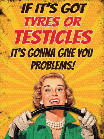 Original Sign Company Home & Garden Original Sign Company Tyres Metal Sign