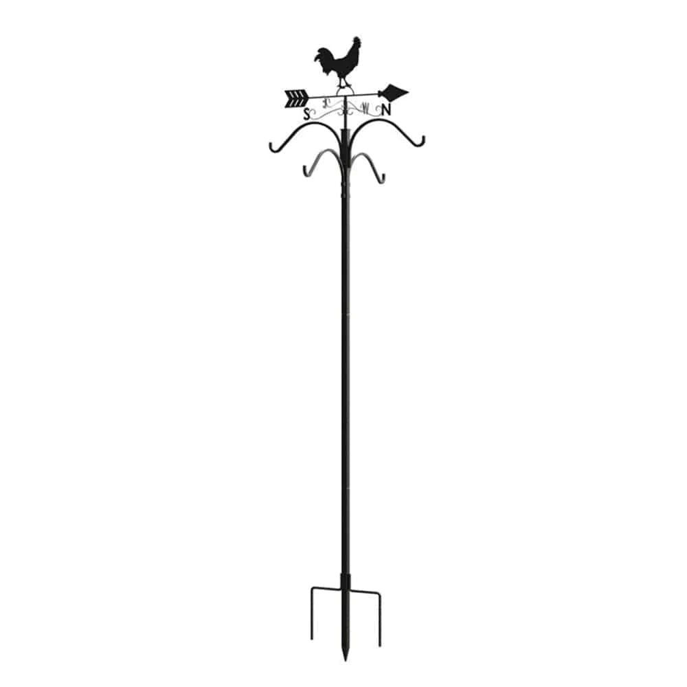 Panacea Shepherd Hook Panacea Boxed Rooster Double Weathervane Shepherd Hook