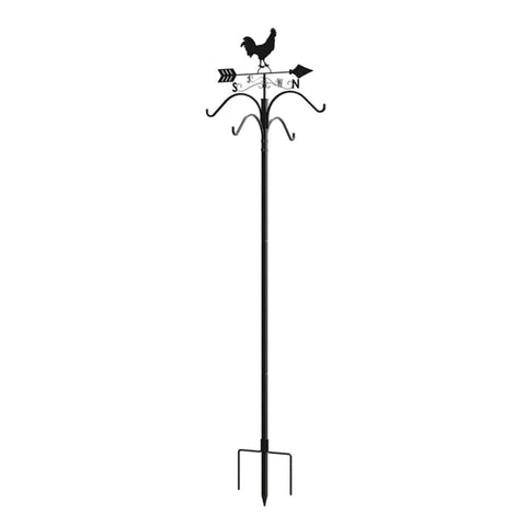 Panacea Shepherd Hook Panacea Boxed Rooster Double Weathervane Shepherd Hook