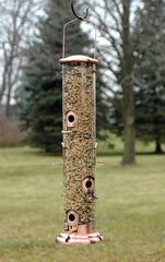 Panacea Seed Feeders Panacea Brushed Copper 6 Port Seed Feeder