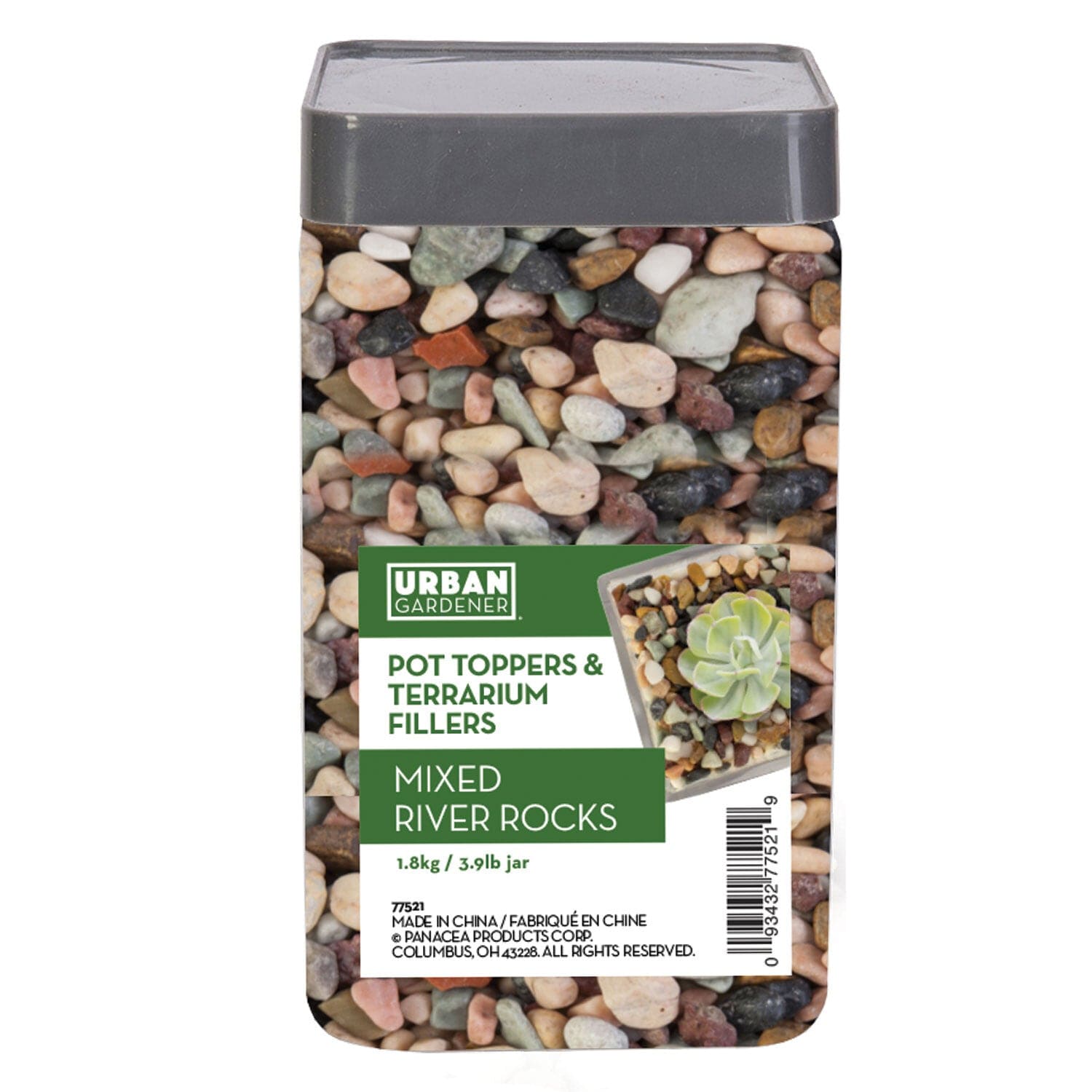 Panacea Terrarium Panacea Terrarium and Pot Fillers - Mixed River Rocks
