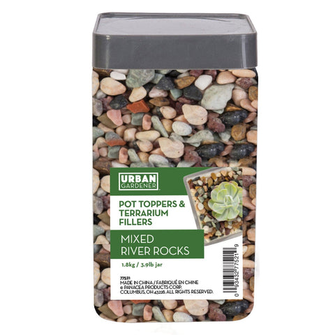 Panacea Terrarium Panacea Terrarium and Pot Fillers - Mixed River Rocks