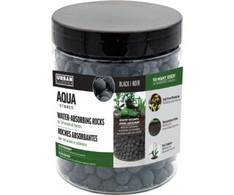Panacea Terrarium Panacea Terrarium Fillers Aqua Stones - Black