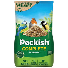 Peckish Bird Seed Mixes 12.75kg Peckish Complete Seed and Nut Mix (No Mess) 12.75kg paper Bag