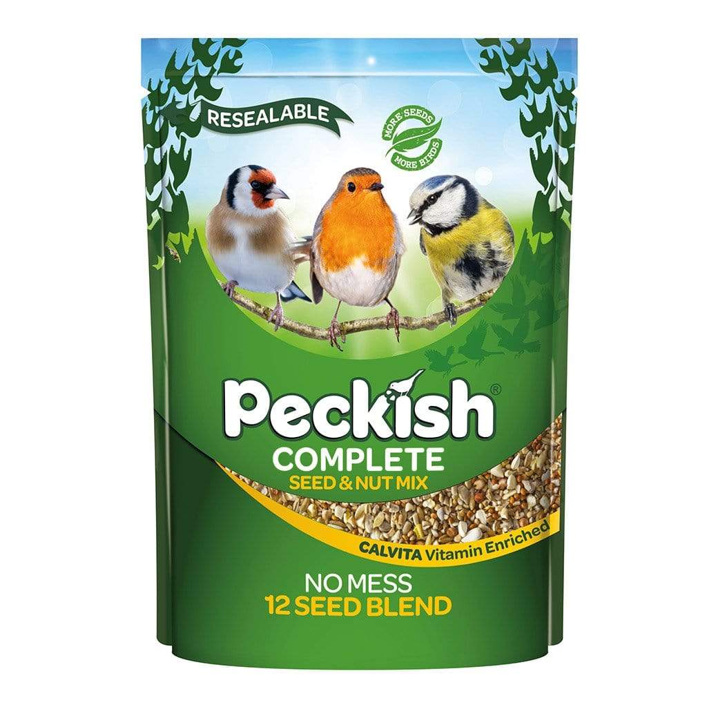 Peckish Bird Seed Mixes 1kg Peckish Complete Seed and Nut Mix (No Mess) 1kg