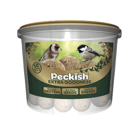 Peckish Suet Fat Balls Peckish Extra Goodness Balls 50 Tub