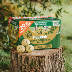 Peckish Suet Fat Balls 6 pack + 100% extra free Peckish Extra Goodness Balls