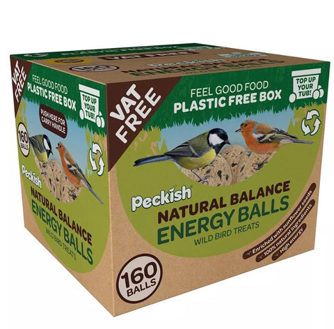 Peckish Suet Fat Balls Peckish Natural Balance Energy Balls 160 box
