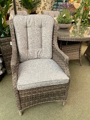 Pembrook Garden Furniture Set Pembrook Chatsworth 4 Seat Round Dining Set In Dark Grey