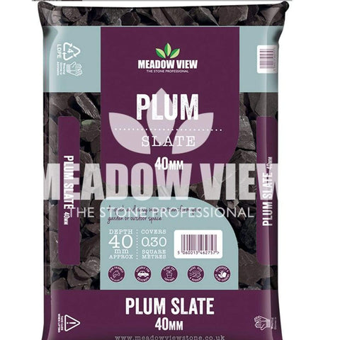 Meadow View Landscaping Plum Slate 40mm