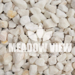 Meadow View Landscaping Premier Arctic White Chippings 20mm