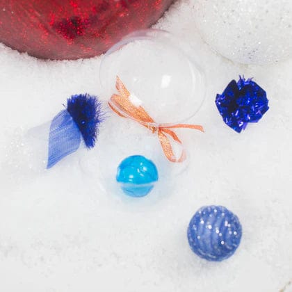 Trowell Garden Centre Rosewood Blue cat bauble toy