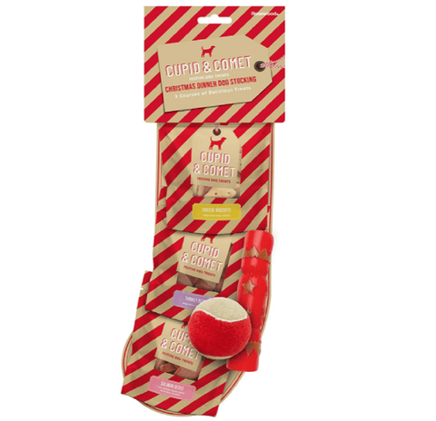Rosewood Dog Treats & Dental Chews Rosewood Christmas Dinner Dog Stocking