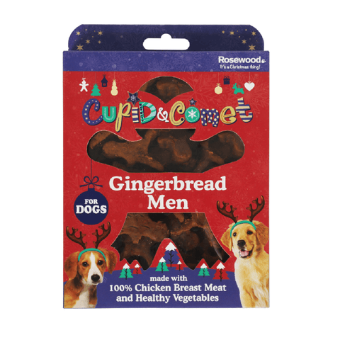 Trowell Garden Centre Rosewood Christmas Dog Gingerbread Men Gift Box