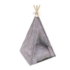 Rosewood Pet Beds Rosewood Wolf & Tiger Christmas Antler Hygge Teepee Dog / Cat Bed