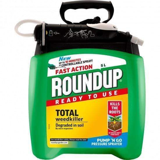 Roundup Weed Control Roundup Fast Action Weed Killer Pump 'n Go 5L / 2.5L
