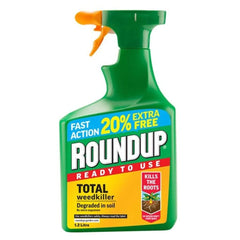 Evergreen Garden Care Weed Control Roundup Total Ready To Use Weedkiller Gun 1L + 20% Extra