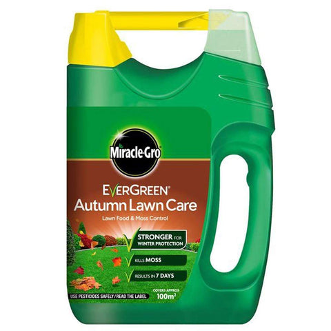 Evergreen Garden Care Lawn Care Products Scotts Miracle Gro Evergreen Autumn Lawn Care Spreader, 100m2