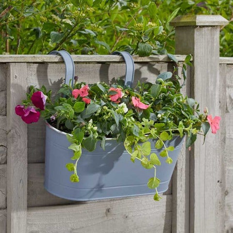 Smart Garden Hanging Planter Slate Smart Garden 12in Fence & Balcony Hanging Planter