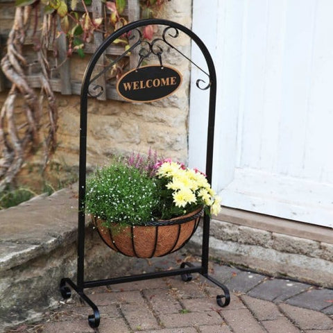 Smart Garden Pots & Planters Smart Garden 14" Saxon Basket Welcome Planter