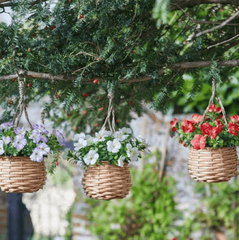 Smart Garden Hanging Baskets Smart Garden Artificial Basket Bouquet Blossom