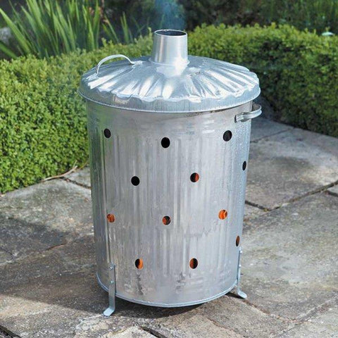 Smart Garden Incinerators Smart Garden Bincinerator Dustbin Style Garden Incinerator 75L