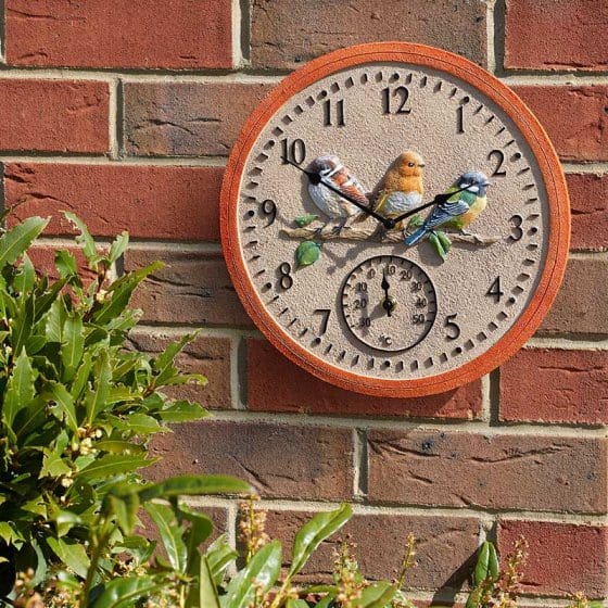 Smart Garden Wall Clocks Smart Garden BirdWood clock