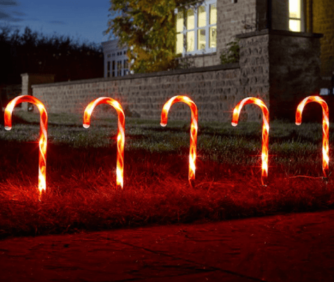 Smart Garden Stake Lights Smart Garden CandyCane Stake Lights 6pc