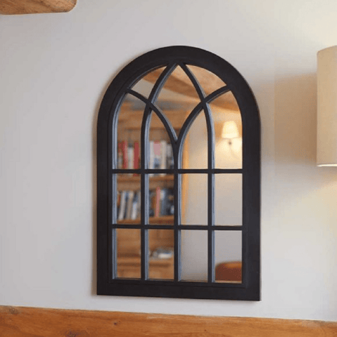 Smart Garden Mirrors Smart Garden Eden Black Indoor/Outdoor Mirror