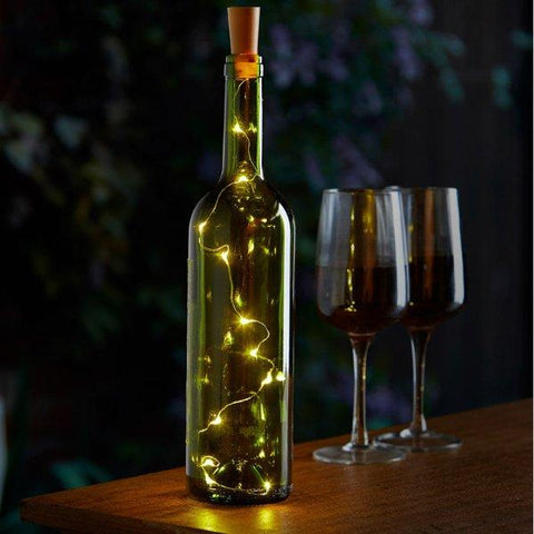 Smart Garden String Lights Smart Garden Eureka Lighting Bottle It! LED Lights Warm White