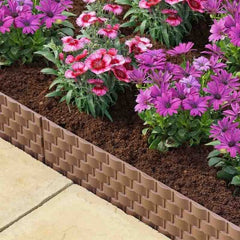 Smart Garden Garden Borders & Edging Smart Garden Faux Rattan Weave Edging, 4 pack