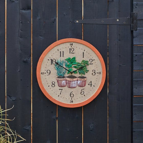 Smart Garden Wall Clocks Smart Garden Herbs Wall Clock