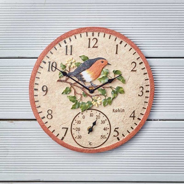 Smart Garden Clocks Smart Garden Robin Clock & Thermometer