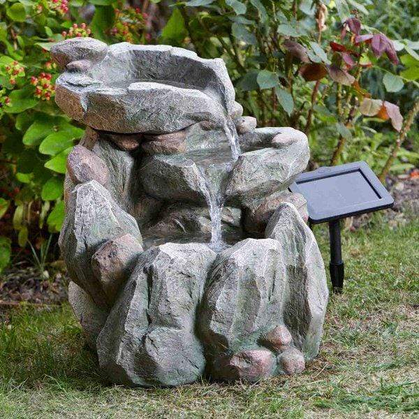 Outdoor Living Water Features Rock Fall Fountain Trowell Garden